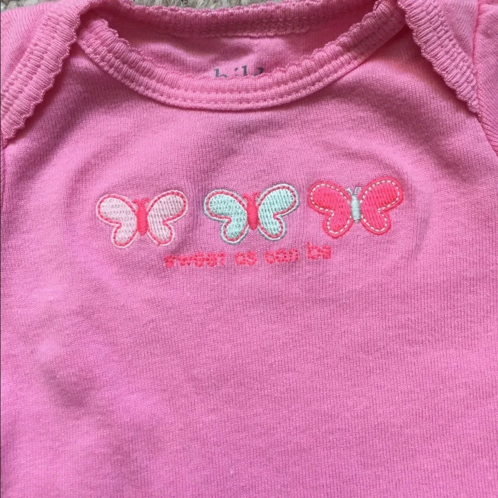 Carters‎ Newborn Girl Butterfly Bodysuit and Leggings Set Pink